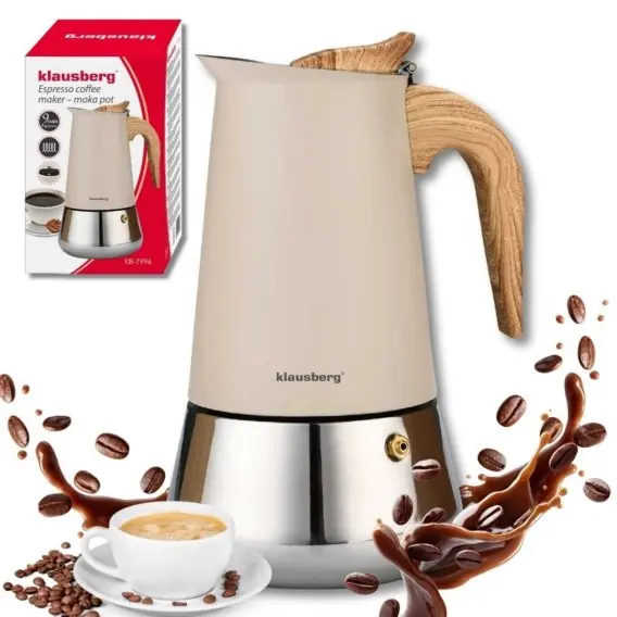 Kawiarka Zaparzacz Do Kawy 450ml Klausberg Kb-7996 Indukcja Lumarko Okazja